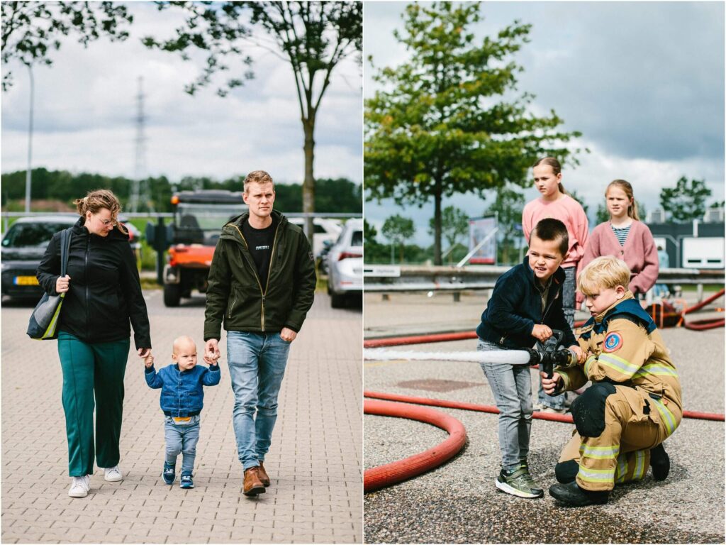 Genodigden op de familiedag bij Bon Holding in Wijster